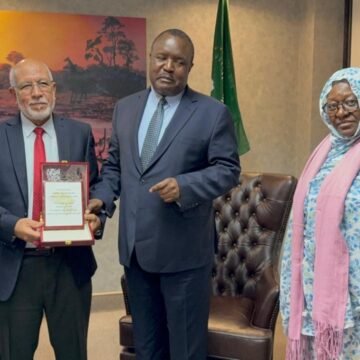 Presidente del Consejo Nacional Saharaui (CNS-Parlamento) se reunió este miércoles con el Presidente del Parlamento Panafricano (PAP)