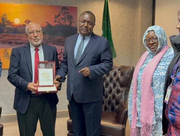 76a04d76-842b-43ee-8c21-e40fa79b4767 Presidente del Consejo Nacional Saharaui (CNS-Parlamento) se reunió este miércoles con el Presidente del Parlamento Panafricano (PAP)