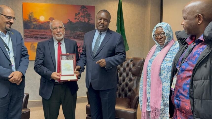 Presidente del Consejo Nacional Saharaui (CNS-Parlamento) se reunió este miércoles con el Presidente del Parlamento Panafricano (PAP)