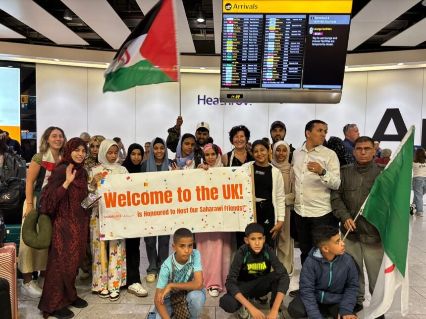 Un grupo de niños y niñas saharauis de ‘Holiday in Peace’ llega al Reino Unido | Sahara Press Service (SPS)