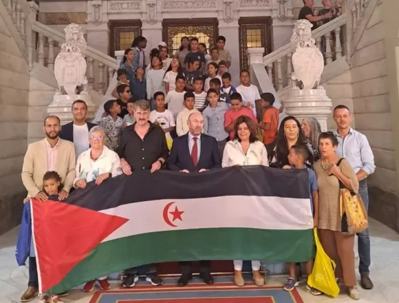 La Junta General del Principado de Asturias ha recibido a un grupo de menores saharauis | Sahara Press Service (SPS)