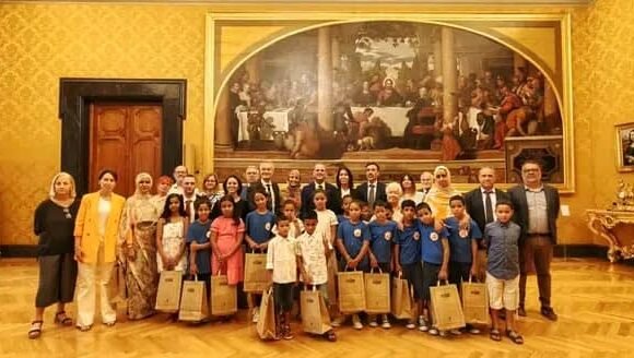 Grupos de los Pequeños Embajadores Saharauis de la Paz recibidos en la Cámara de Diputados italiana   | Sahara Press Service (SPS)