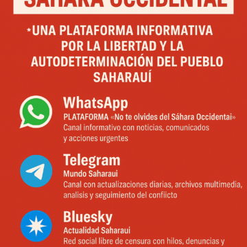 NO TE OLVIDES DEL SAHARA OCCIDENTAL: una plataforma por la libertad y la autodeterminación del pueblo saharaui – Victoria G. Corera