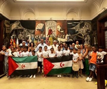 Bienvenida a los niños y niñas saharauis recién llegados a Aragón con el programa Vacaciones en Paz — Diputación Provincial de Zaragoza