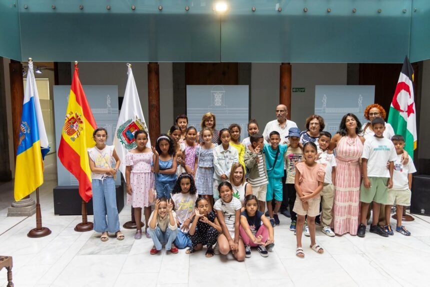 El Ayuntamiento de Las Palmas de Gran Canaria recibe a niños y niñas saharauis para pasar sus vacaciones en la isla | Sahara Press Service (SPS)