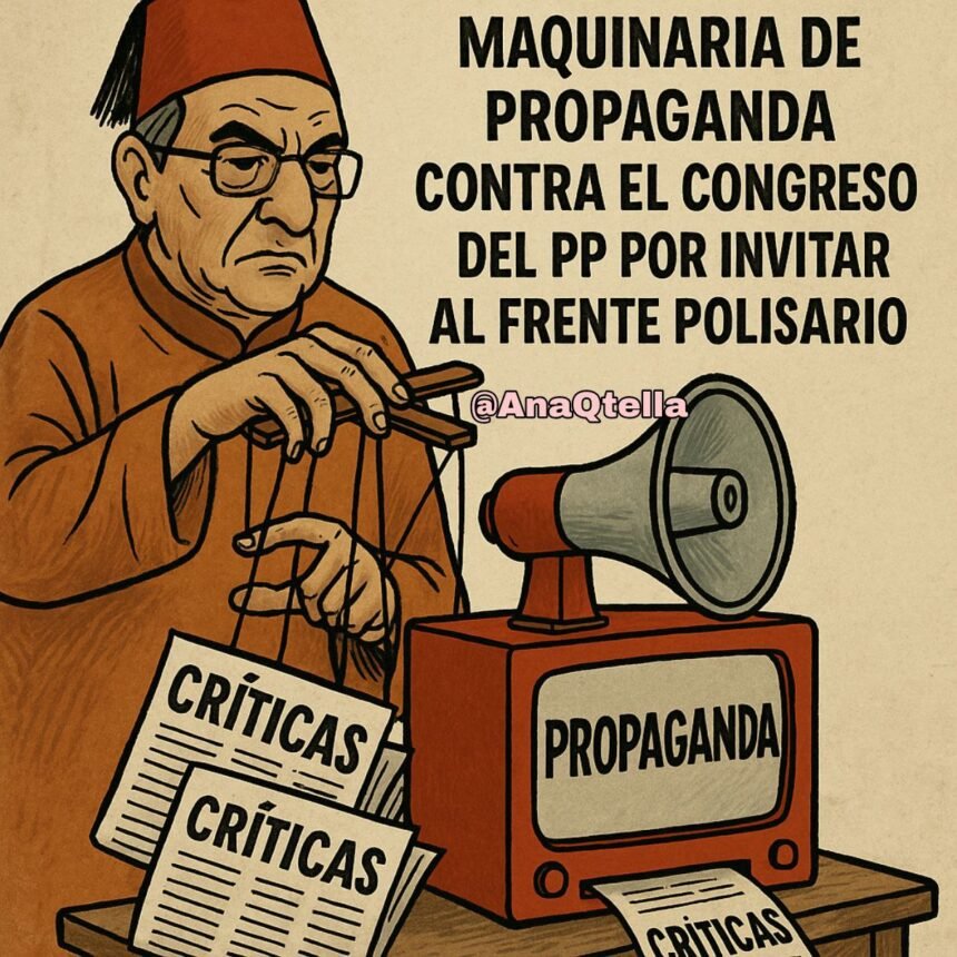 El Majzén activa su maquinaria de propaganda contra el Congreso del PP por invitar al Frente Polisario – Por Ana Qtella