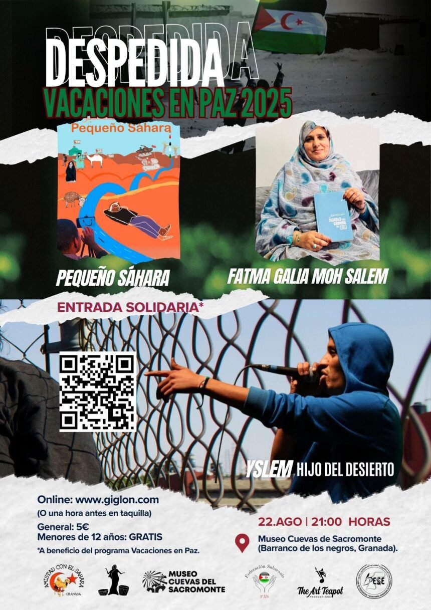 05a94424-4111-4f16-b25c-22185847a960 El Museo de las Cuevas del Sacromonte acoge una velada solidaria, con cine, música y poesía, para el programa Vacaciones en Paz