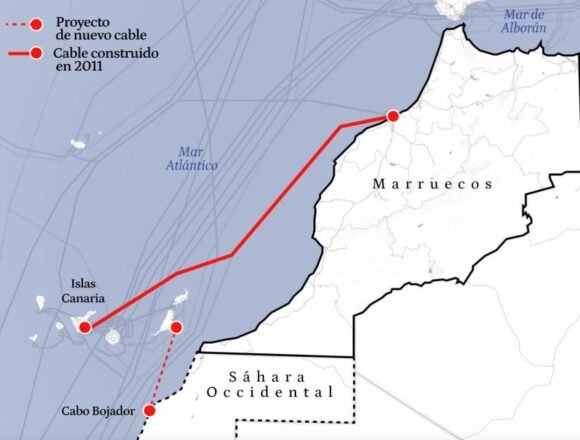 Marruecos extiende su control marítimo con un cable submarino desde el Sáhara hasta Canarias al margen de la UE