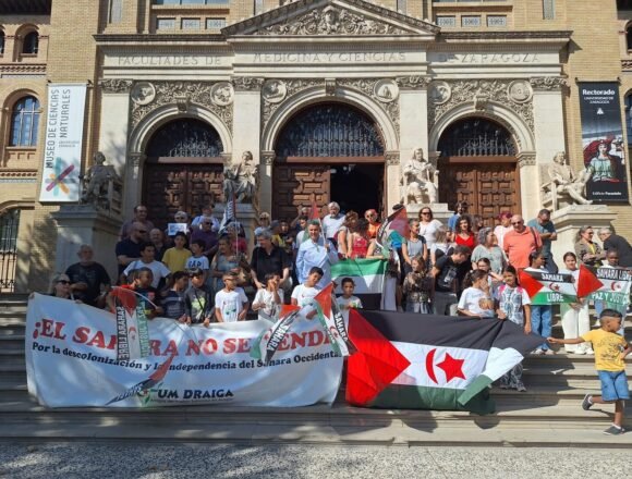 2025082213022649102 Manifestación a favor del Sáhara Occidental, este viernes en Zaragoza