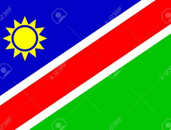 22966431-original-and-simple-namibia-flag-isolated-vector-in-official-colors Namibia reafirma su apoyo firme al pueblo saharaui y a Palestina