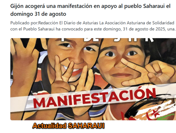 Noticias del SAHARA OCCIDENTAL – 29/8/2025 – La Actualidad Saharaui