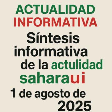 Síntesis informativa del 1 de agosto de 2025