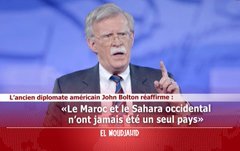 El exdiplomático estadounidense John Bolton reafirma: «Marruecos y el Sáhara Occidental nunca han sido un solo país» – EL Moudjahid