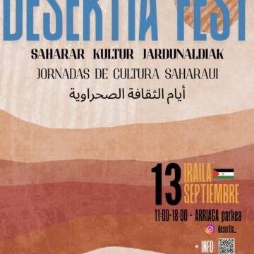 13 de septiembre en Vitoria-Gasteiz: ¡Acércate a la primera edición de la jornada de cultura saharaui Desertia Fest!