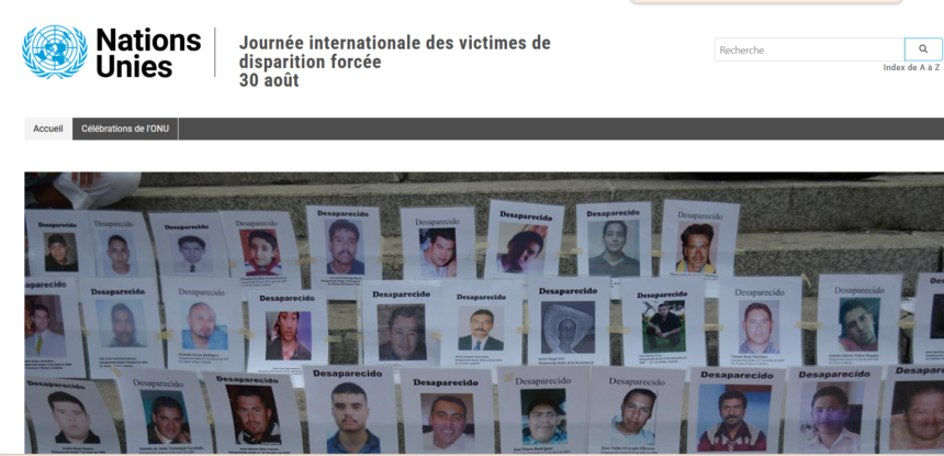 Journée internationale des victimes de disparitions forcées : le Sahara Occidental au cœur d’un crime impuni