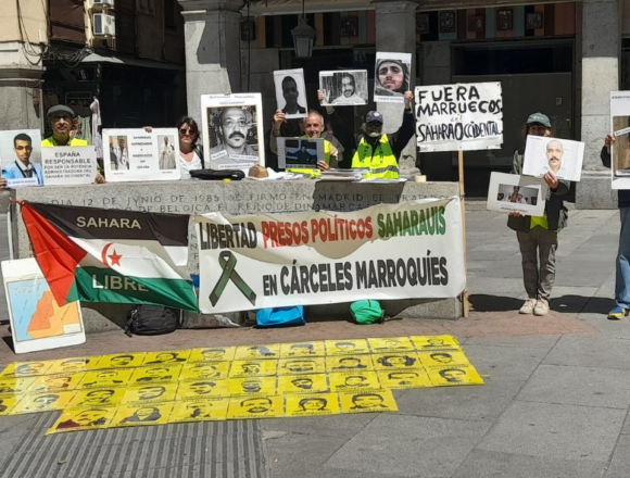 asdfghj Mañana vuelven las concentraciones de apoyo a los presos políticos saharauis frente al Ministerio de Asuntos Exteriores, Unión Europea y Cooperación en Madrid
