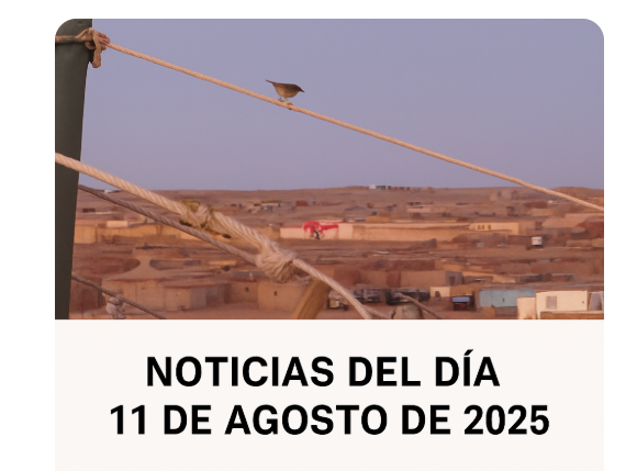 NOTICIAS DEL DÍA DEL SÁHARA OCCIDENTAL – 11 de agosto de 2025