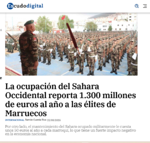 El expolio del Sáhara Occidental reporta 1.300 millones de euros anuales a las élites del Majzén