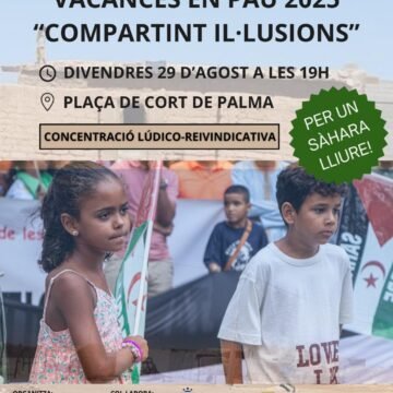 concentracion_baleares VACACIONES EN PAZ | Anuncian concentración en Baleares para despedir a los menores saharauis que pasaban sus vacaciones en las islas | Sahara Press Service (SPS)