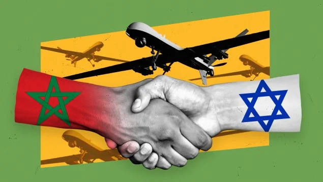 marruecos-e-israel-sellan-alianza-militar-drones-fabricaran-en-rabat-interior-635x358 Marruecos e Israel, dos caras del mismo crimen colonial: no se puede condenar la ocupación israelí en Palestina y, al mismo tiempo, justificar o legitimar la ocupación marroquí en el Sáhara Occidental