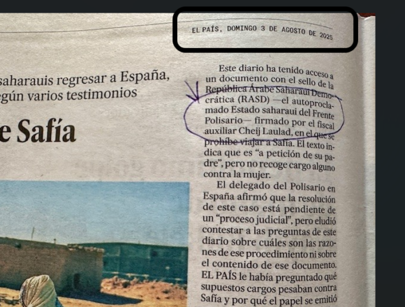 “Autoproclamado Estado saharaui”: una fórmula tramposa para deslegitimar lo legítimo