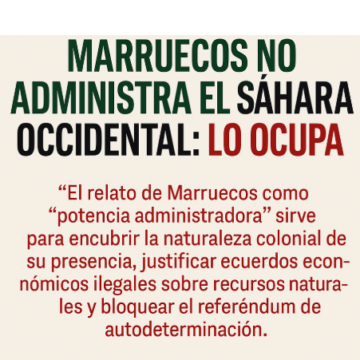 Marruecos no administra el Sáhara Occidental: lo ocupa | Desmontando bulos – 7