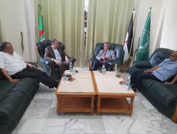 Jatri Adduh recibe al presidente de la Asociación de Parlamentarios Argelinos | Sahara Press Service (SPS)