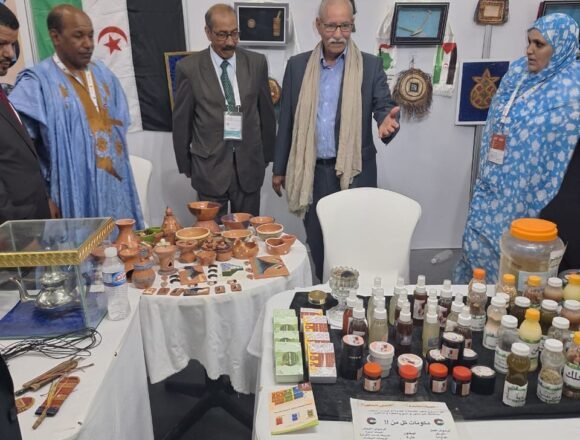 7cc624d3-8fd9-4ba2-9758-162874174c23 El presidente Brahim Ghali visita el pabellón de la República Saharaui en la IV Feria Comercial Intraafricana de Argel | Sahara Press Service (SPS)