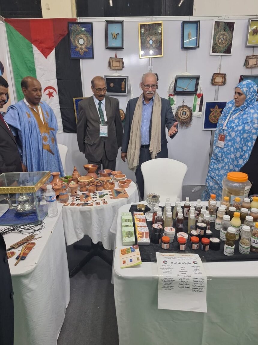 El presidente Brahim Ghali visita el pabellón de la República Saharaui en la IV Feria Comercial Intraafricana de Argel | Sahara Press Service (SPS)