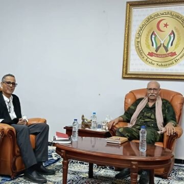 El presidente Brahim Gali recibe al nuevo director de la Televisión Nacional (RasdTV) | Sahara Press Service (SPS)