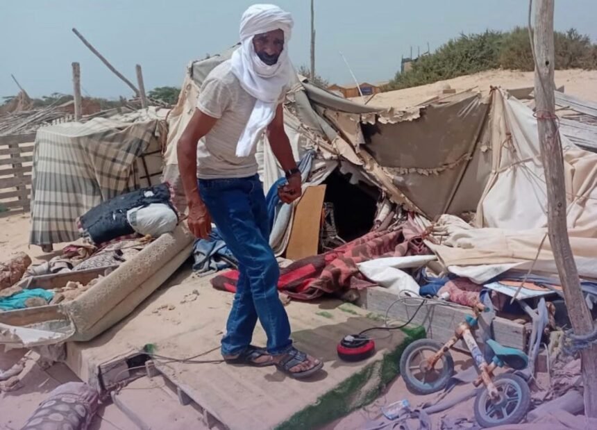 CODESA: Demolición de un pequeño negocio familiar saharaui en la ciudad ocupada de Dajla