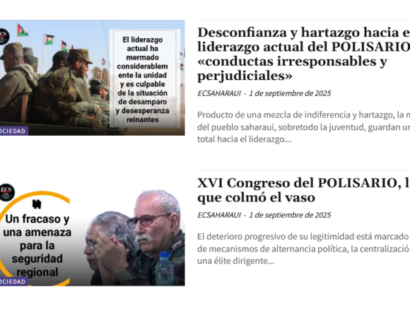 aqwsedrfgttreftgh Crítica para fortalecer: reflexiones urgentes tras los dos editoriales de ECSAHARAUI acerca del liderazgo actual del FRENTE POLISARIO – Victoria G. Corera
