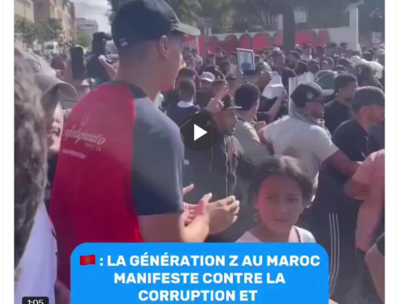 Marruecos estalla: la revuelta de la “Generación Z 212” y la crisis de un régimen que reprime dentro y fuera