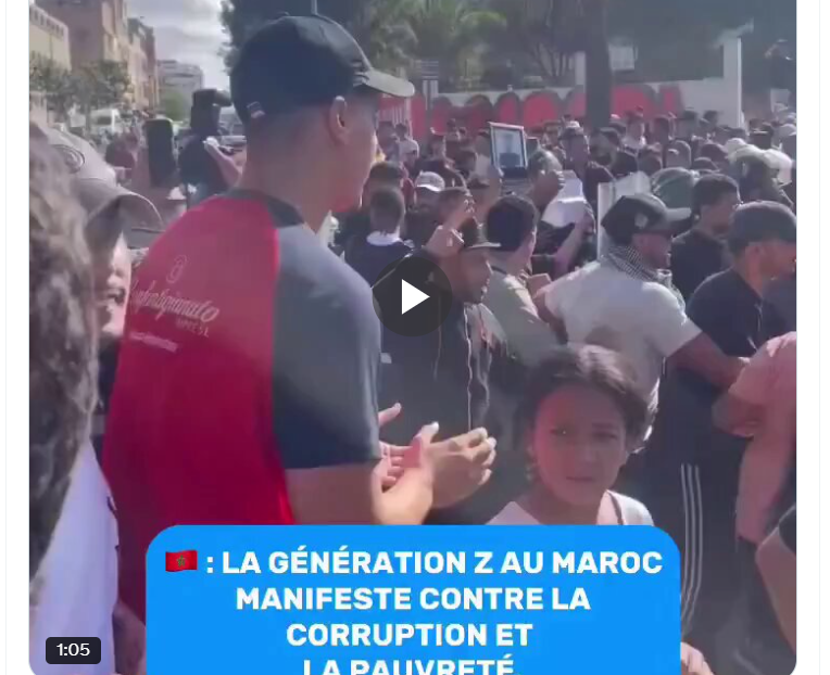 dfgrer Marruecos estalla: la revuelta de la “Generación Z 212” y la crisis de un régimen que reprime dentro y fuera