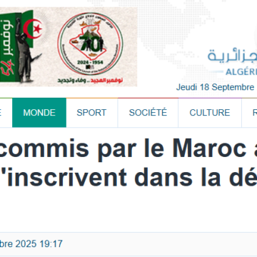 rt4r5ty Les crimes commis par le Maroc au Sahara occidental s’inscrivent dans la définition de génocide – Algérie Presse Service