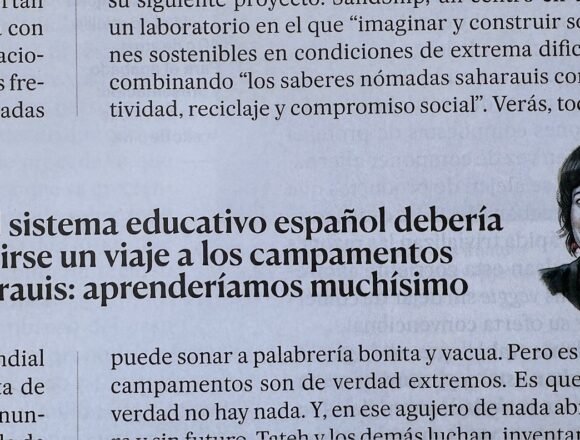Maestros de lo imposible: «En el sistema educativo español debería incluirse un viaje obligatorio a los campamentos: aprenderíamos muchísimo» | Rosa Montero en EL PAÍS Semanal