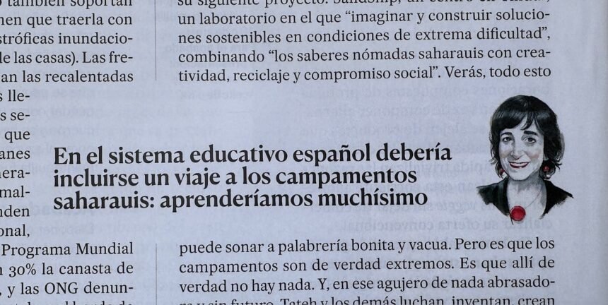Pueblo saharaui: «Maestros de lo imposibe» – Rosa Montero