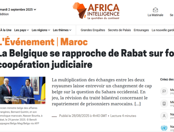 La Belgique sous pression marocaine : prisonniers comme monnaie d’échange et Sahara Occidental en otage