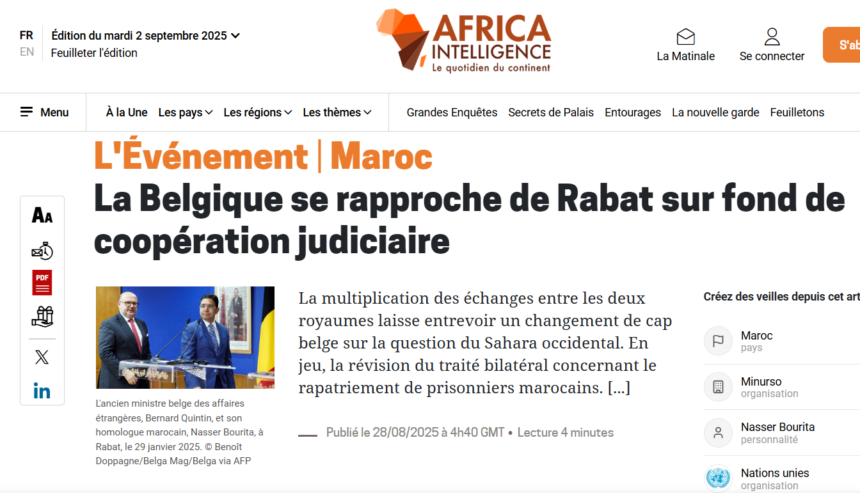 zasdfghbn La Belgique sous pression marocaine : prisonniers comme monnaie d’échange et Sahara Occidental en otage