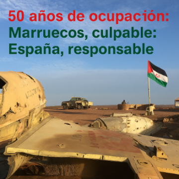 TEMA DEL DÍA: 50 años de ocupación: Marruecos, culpable; España, responsable