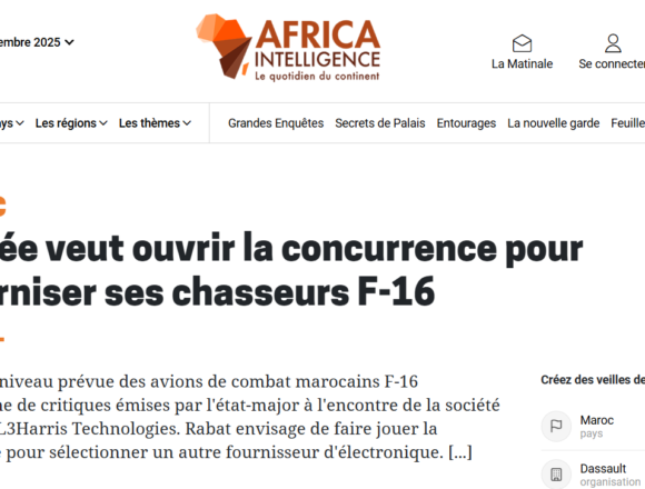 Tensiones entre Marruecos y Estados Unidos: Rabat amenaza con sustituir sus F-16 norteamericanos por Rafale franceses prestados por Emiratos Árabes Unidos
