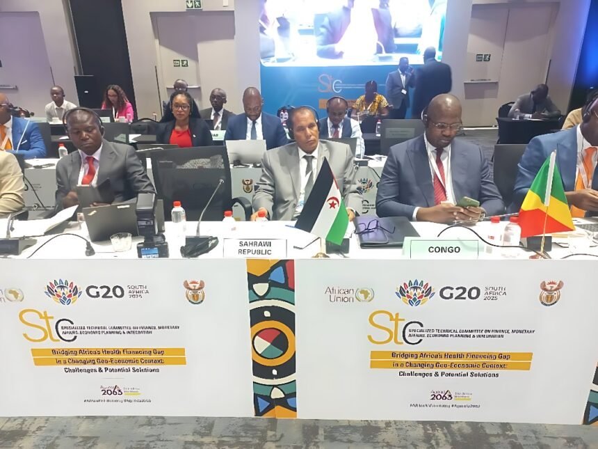 La República Saharaui participa en una sesión del CTE de Finanzas de la UA en Johannesburgo sobre financiación de la salud | Sahara Press Service (SPS)