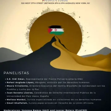 55476559-8642-4e5a-b251-649517222c45 People´s Forum acoge en Nueva York un seminario internacional sobre el Sáhara Occidental y los movimientos de liberación | Sahara Press Service (SPS)
