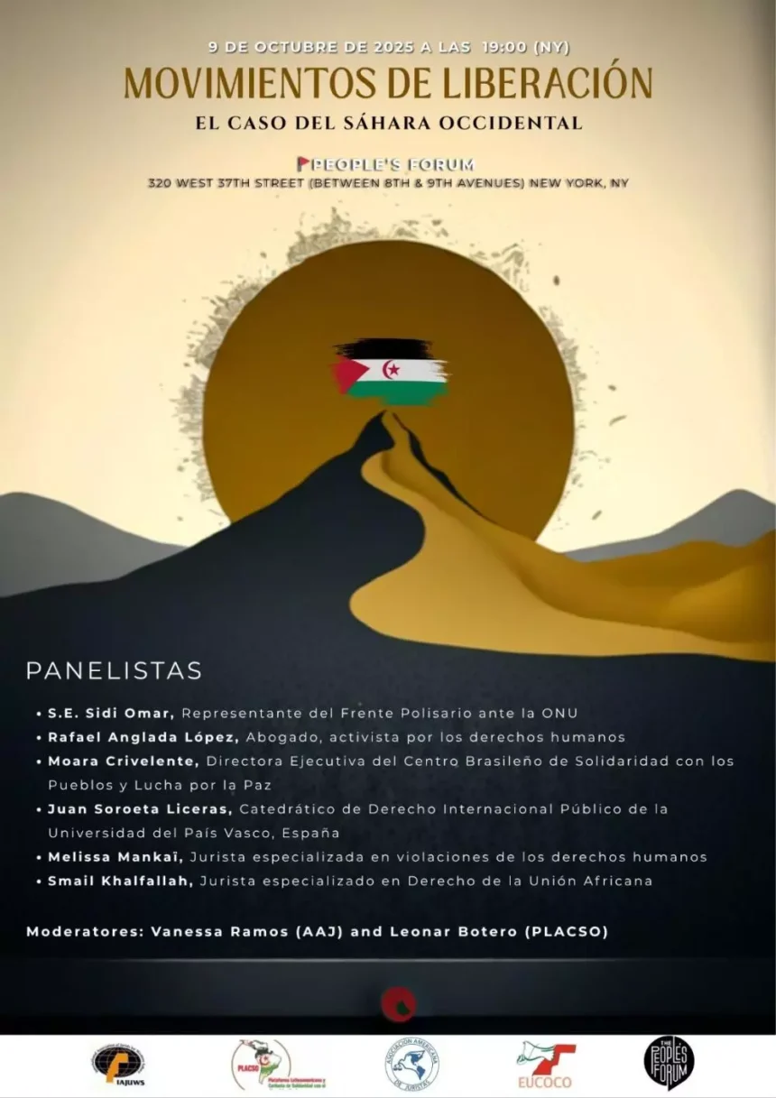 People´s Forum acoge en Nueva York un seminario internacional sobre el Sáhara Occidental y los movimientos de liberación | Sahara Press Service (SPS)