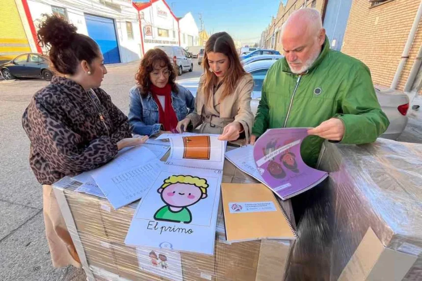 LA Diputación de Zaragoza ENVÍA AL SÁHARA MATERIALES EDUCATIVOS PARA 2.800 ESTUDIANTES DE ESPAÑOL