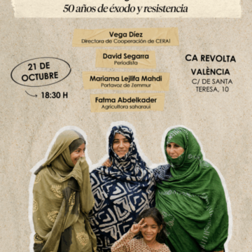 Charla ‘Sahara: un conflicto olvidado’ – Coordinadora Valenciana de ONGD