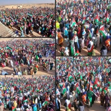 FB_IMG_1761741074621 «Antes refugiado que marroquí», claman en la cuarta protesta en los campamentos saharauis