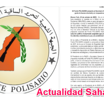 Noticias del SAHARA OCCIDENTAL – 22/10/2025 – La Actualidad Saharaui
