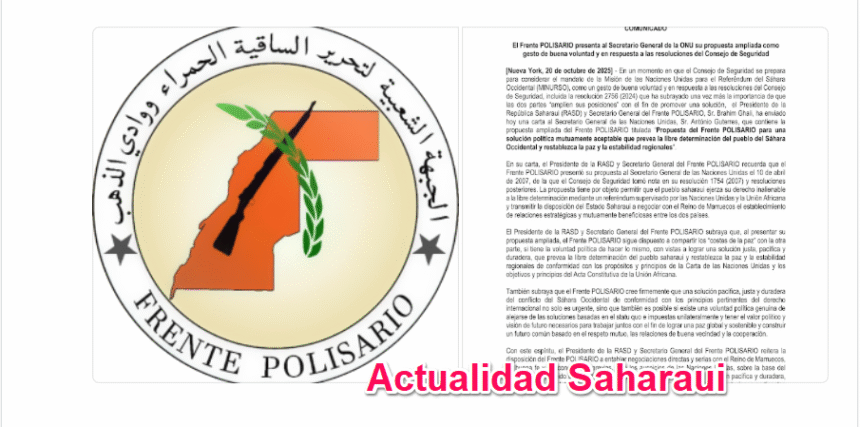 Noticias del SAHARA OCCIDENTAL – 22/10/2025 – La Actualidad Saharaui