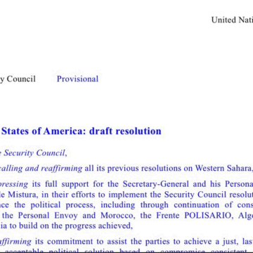 asdfgrewrdtfg The UN renews MINURSO without endorsing Morocco’s autonomy plan: the stalemate continues – UN SECURITY COUNCIL (10/31/2025)